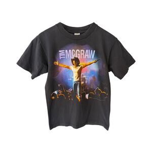 Tim McGraw Emotional Traffic Tour T-Shirt Mens Small Black Country Concert Tee